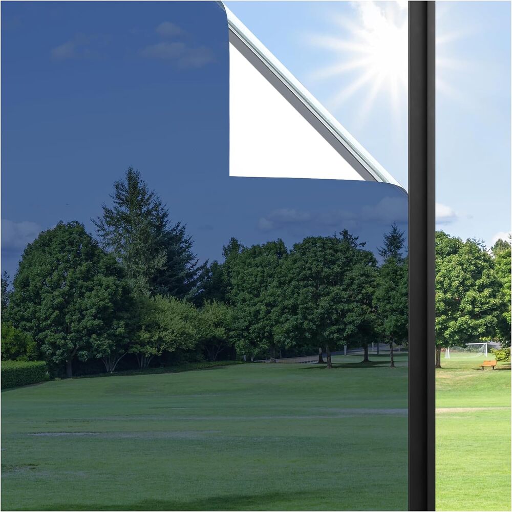 New DIY One Way Window Tint Heat, UV Blocking Reflective Privacy Film